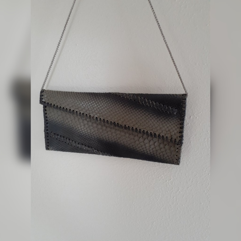 Carlos Falchi Python Clutch